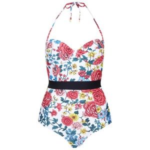 Topshop floral swimsuit